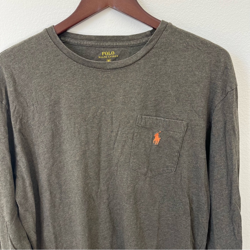 M’s Polo Ralph Lauren Long Sleeve Pocket Tee, Medium